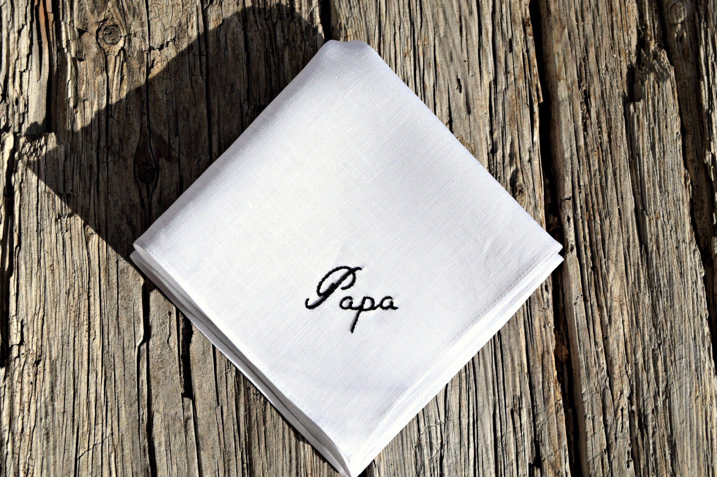 Personalised handkerchief deals ireland